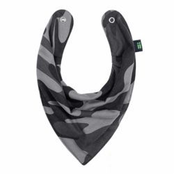 Babador Bandana Gummi Camuflado Cinza