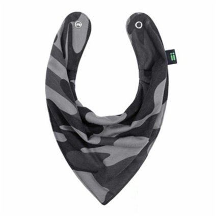 BABADOR BANDANA GUMMI CAMUFLADO CINZA