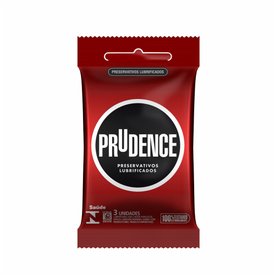 PRESERVATIVO PRUDENCE LUBRIFICADO COM 3 IMPORTADO
