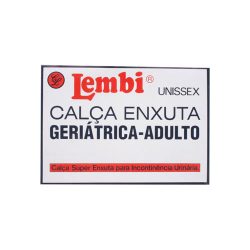 Calça Enxuta Geriatrica Tamanho 40/42