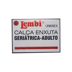 Calça Enxuta Geriatrica Tamanho 44/46