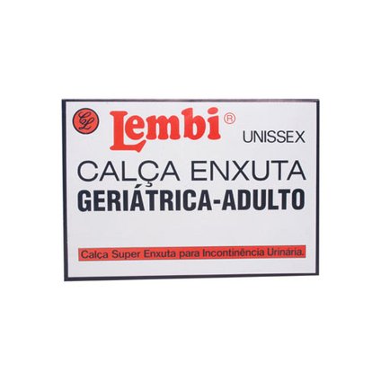 CALÇA ENXUTA GERIATRICA TAMANHO 48/50