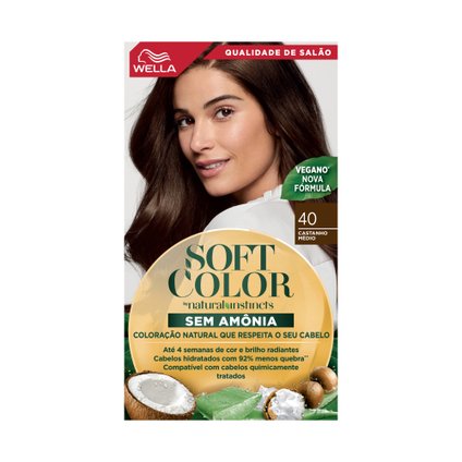 TINTURA SOFT COLOR 40 CASTANHO MÉDIO
