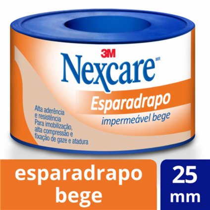 ESPARADRAPO IMPERMEAVEL NEXCARE BEGE 25MMX3M