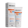 Kit Protetor Solar Facial Helioderm Fps70 Sem Cor 2 unidades - 50g cada