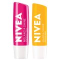 Kit Nivea Hidratante Labial Manga Shine 4,8G + Hidratante Labial Melancia Shine 4,8G