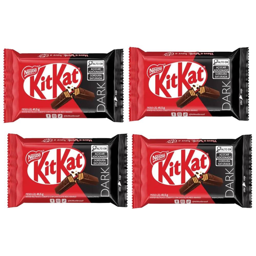 Kit Chocolate Nestlé Kit Kat Dark 41,5g Unidades