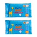 Kit Lenços Umedecidos Panvel Baby 90 Unidades (2 Pacotes de 45 Unidades)