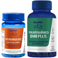 Kit Panvel Vita Suplemento Alimentar Polivitamínico Bari Plus 60 Cápsulas Em Gel + Vitamina B12 60 Cápsulas