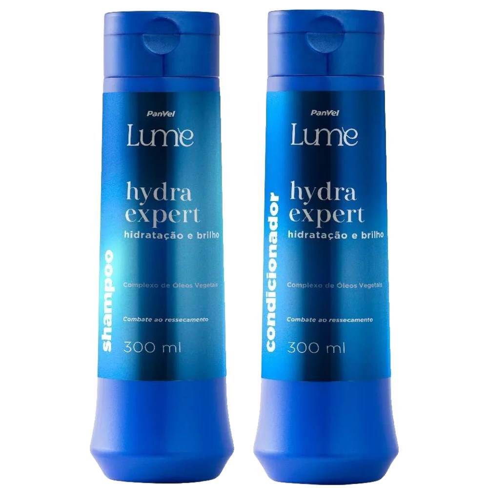 Kit Panvel Lume Hydra Expert Shampoo 300ml + Condicionador Lume 300ml