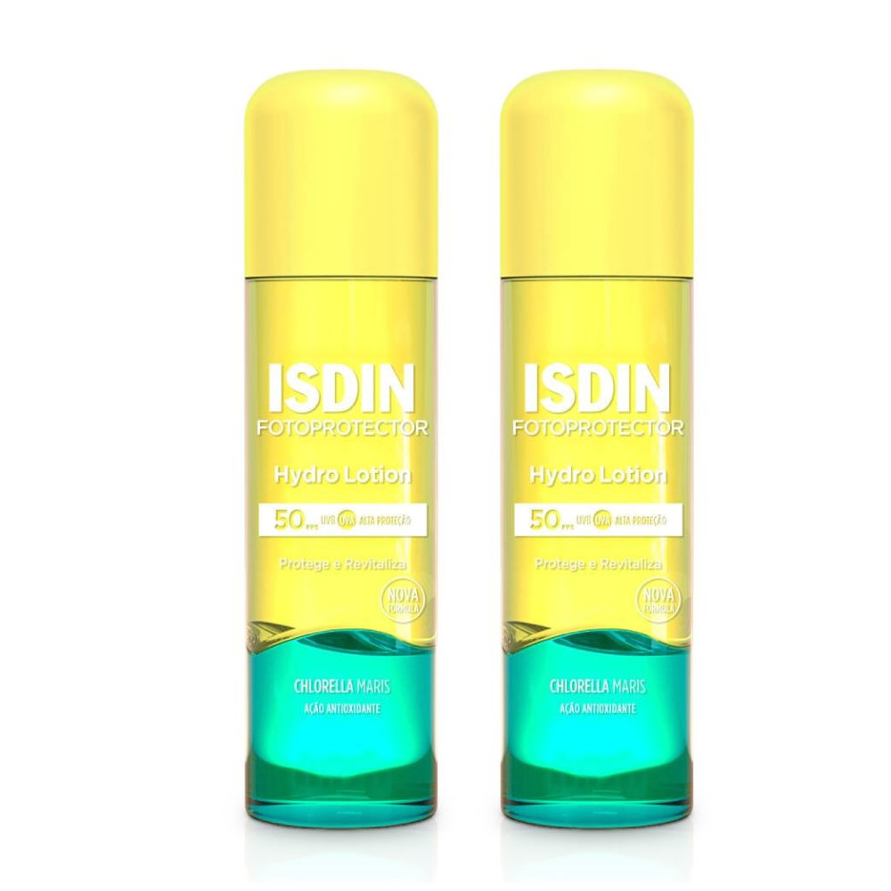 Kit Protetor Solar Corporal E Antioxidante Isdin Hydrolotion Fps50 200ml 2 Unidades
