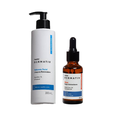 Kit Panvel Sabonete Facial Limpador Reparação Dermativ 300Ml + Sérum Facial Anti Idade Vitamina C 15% + Ácido Ferúlico 0,5% Dermativ 30Ml
