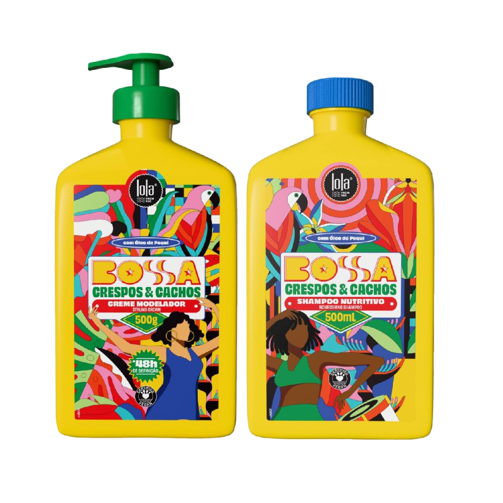 Kit Lola Cosmetics Bossa Shampoo 500ml + Creme Modelador 500g