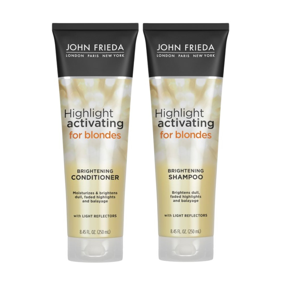 Kit John Frieda Condicionador Highlight Activating For Blondes 250ml + Shampoo Highlight Activating For Blondes 250ml