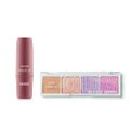 Kit Panvel Batom Make Up Cremoso Nude Chic + Paleta De Sombras Colors Make Up Glam