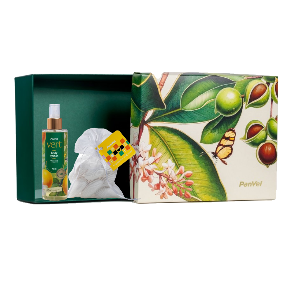 Kit Presente De Natal Panvel Mini Sabonetes Perfumados + Body Splash Maracujá Vert 200ml