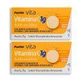 Combo 2x Vitamina C 1G Panvel Vita 10 Comprimidos Efervescentes cada