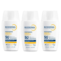 Kit 3x Protetor Solar Facial Bioderma Photoderm Xdefense FPS50+ Neutro 40Ml