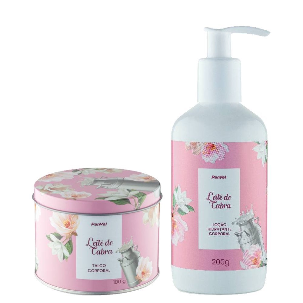 Kit Presente De Natal Panvel Leite De Cabra Talqueira 100g + Loção Hidratante 200ml