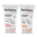 Kit Herbissimo Desodorante Em Creme Herbíssimo Coco E Vitamina C 55G + Desodorante Em Creme Herbíssimo Rosa Mosqueta E Niacinamida 55G