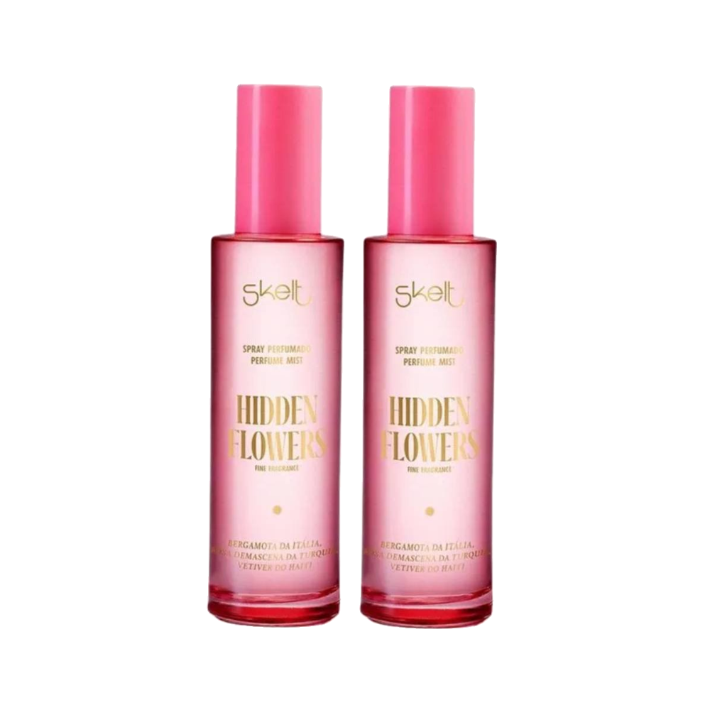 Kit Body Splash Skelt Hidden Flowers 100ml 2 Unidades 