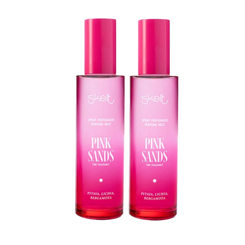 Kit Body Splash Skelt Pink Sands 100ml 2 Unidades 
