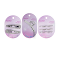 Kit Panvel Passadores De Metal De Cabelo Shiny Dream Strass Prata + Kit Com 2 Presilhas De Metal Para Cabelo Shiny Dream Strass Prata + Piranha De Metal De Cabelo Shiny Dream Strass Prata