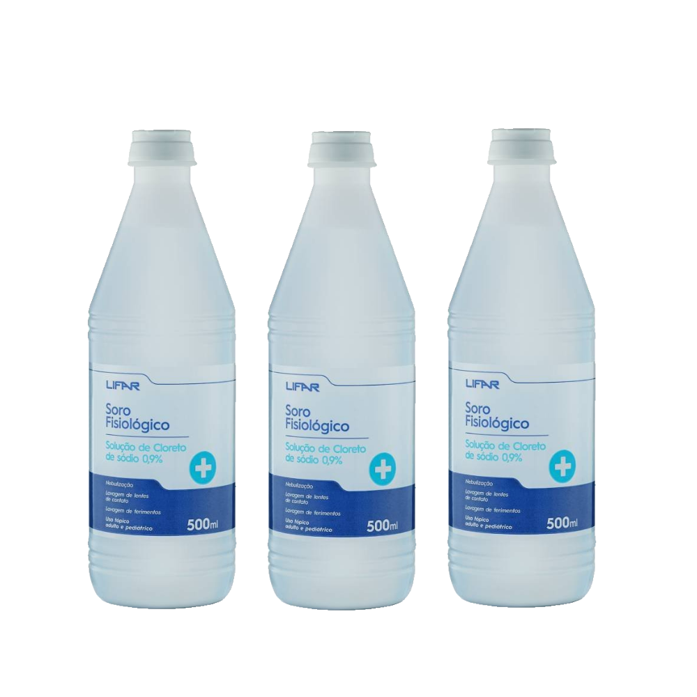 Kit Soro Fisiologico Lifar 0,9% 500ml