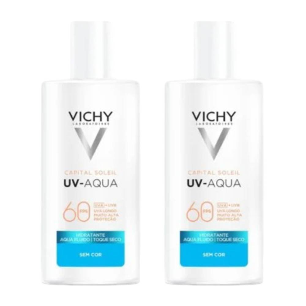 Kit Protetor Solar Facial Vichy Capital Soleil Uv-aqua Sem Cor Fps60 40ml