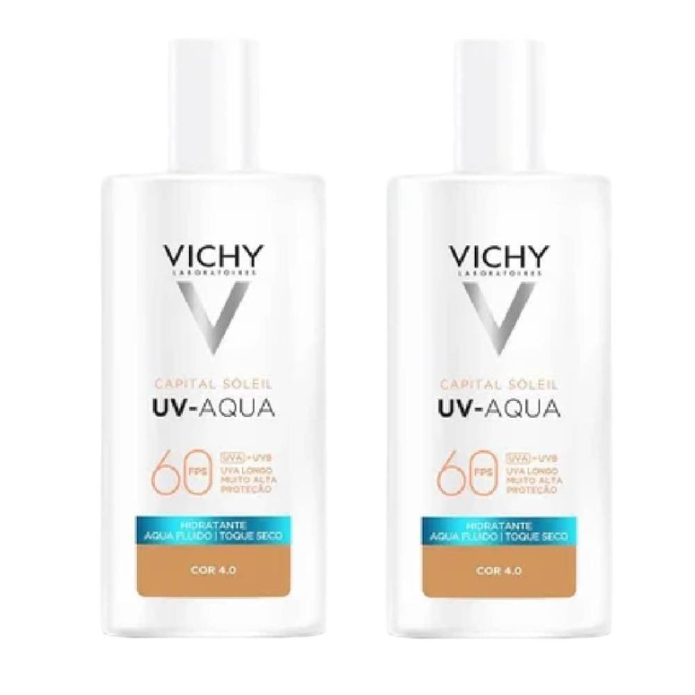 Kit Protetor Solar Facial Vichy Capital Soleil Uv-aqua Cor 4 Fps60 40ml