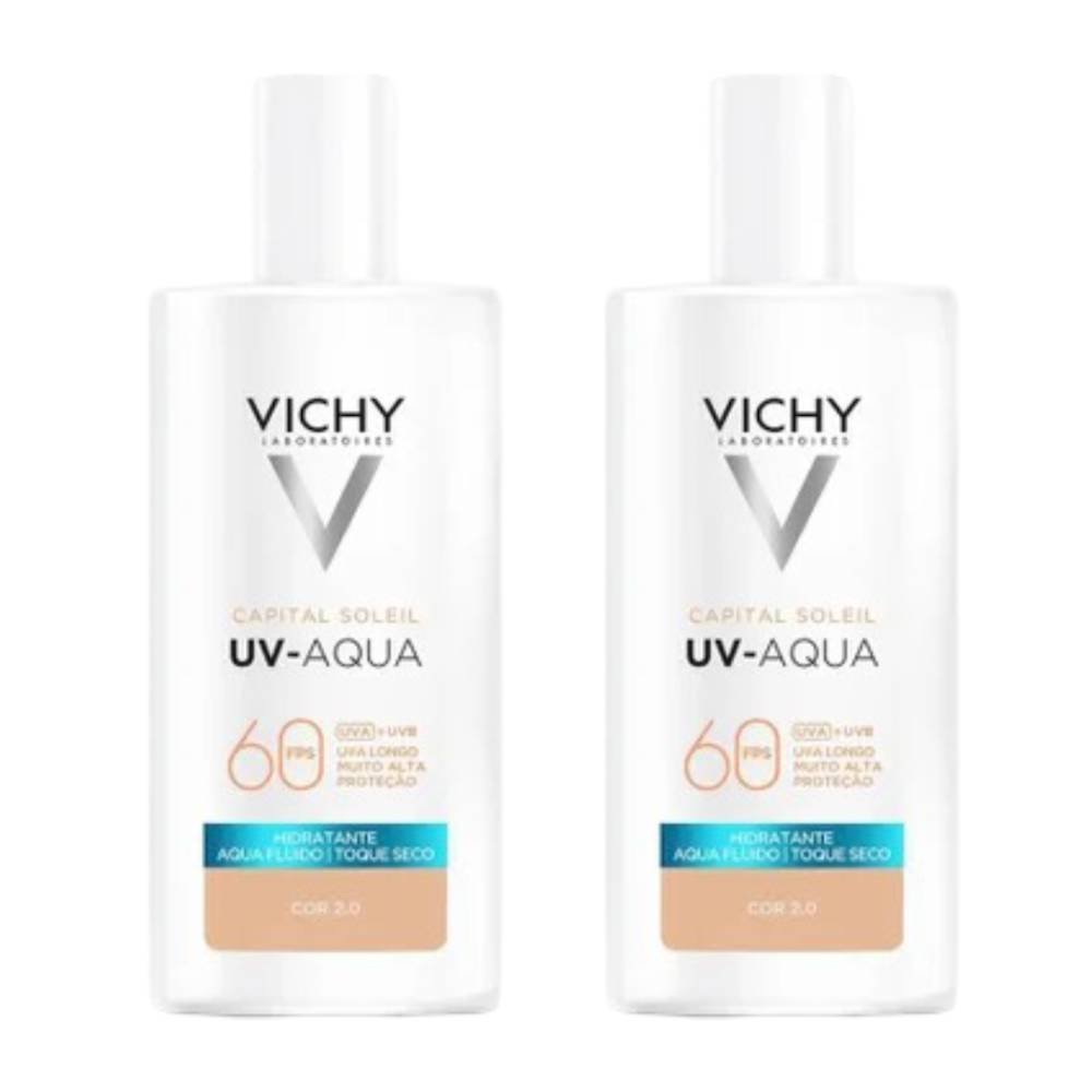 Kit Protetor Solar Facial Vichy Capital Soleil Uv-aqua Cor 2 Fps60 40ml