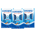 Kit Hastes Flexíveis Cotonetes 75 Unidades - 3 unidades