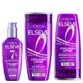 Kit Elseve Collagen Lifter Sérum Leave In Capilar 100Ml + Shampoo 200Ml + Condicionador 200Ml
