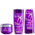 Kit Elseve Collagen Lifter Shampoo 200Ml + Máscara De Tratamento 300G + Condicionador 200Ml