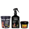 Kit Tratamento Lola Cosmetics Creme Morte Subita 450G + Spray Reparação Total 250mL + Creme Alisante Vintage Girls 100G
