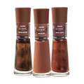 Kit Esmaltação Panvel Make Up Iconic Edition Esmalte Marrom Supremo 8Ml + Esmalte Moccha Real 8Ml + Esmalte Bronze Secreto 8Ml