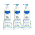Kit Gel Lavante Para Pele Normal Mustela 500Ml - 3 Unidades