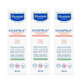 Kit Creme Reparador Mustela Cicastela 40Ml - 3 unidades