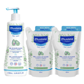 kit Mustela Gel Lavante Para Pele Normal 500Ml + 2x Refil 400Ml