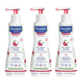 Kit Gel Lavante Para Pele Muito Sensível Mustela 300Ml - 3 unidades