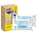 Kit Mustela Verão Em Família Protetor Solar Fps 50 200Ml + Hydra Bebê 100Ml + Toalhas Umedecidas Compostáveis Sem Perfume 60 Unidades