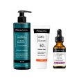 Kit Principia Sérum Facial Antiacne E Oleosidade Am 10 Ácido Mandélico 10% 30Ml + Gel De Limpeza Facial Gl 01 350G + Protetor Solar Facial Ps 01 Fps 60 40Ml