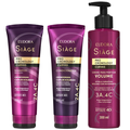 kit Eudora Siage Pro-Cronology Curvas Shampoo 250Ml + Condicionador 250Ml + Creme Para Pentear 300Ml
