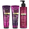 Kit Eudora Siage Pro-Cronology Curvas Shampoo 250Ml + Condicionador 250Ml + Finalizador Capilar 300Ml