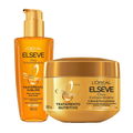 Kit Elseve Óleo Extraordinário Capilar Tratamento Reconstrutor L'Oréal Paris 100Ml + Creme De Tratamento L'Oréal Paris Óleo Extraordinário Nutrição Intensa 300G