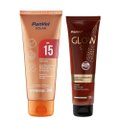 Kit Panvel Protetor Solar Com Acelerador De Bronzeado Fps 15 200G + Loção Iluminadora Corporal Glow 120G por apenas R$49,99
