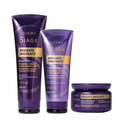 Kit Eudora Siage Condicionador Resgate Imediato 200Ml + Shampoo Resgate Imediato 250Ml + Máscara Capilar Resgate Imediato 250G