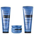 Kit Eudora Siage Máscara De Tratamento Hair-Plastia 250G + Shampoo Hair-Plastia 250Ml + Condicionador Hair-Plastia 200Ml