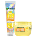 Kit Garnier Sérum De Limpeza Facial Vitamina C 100Ml + Hidratante Facial Uniform & Matte Antimanchas Vitamina C 85G