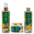 Kit Panvel Body Splash Desodorante Corporal Maracujá Vert 200Ml + Mousse Hidratante Corporal 190G + Óleo Corporal Bifásico 200Ml